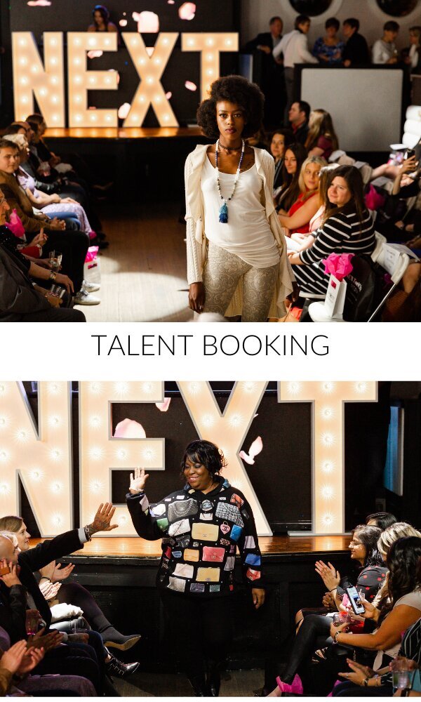 Talent booking provided by PR Company