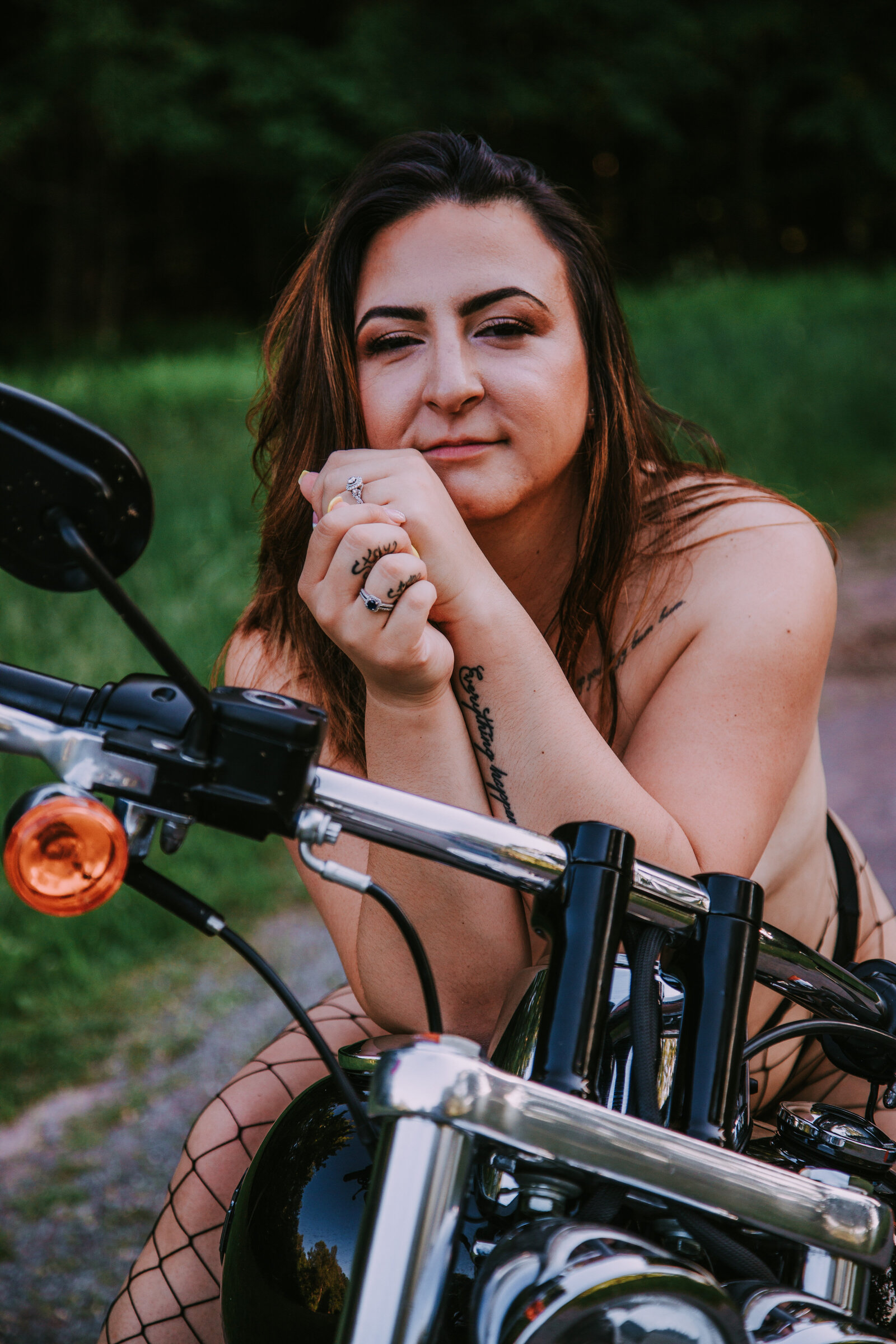 Motorcycle boudoir photographers near me