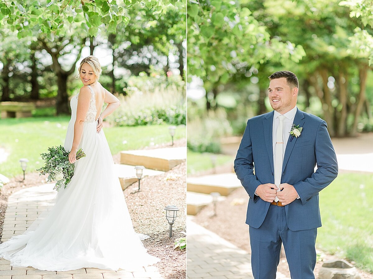 Mint Green & Navy Summer Wedding at Pear Tree Estate | Champaign, IL_0022