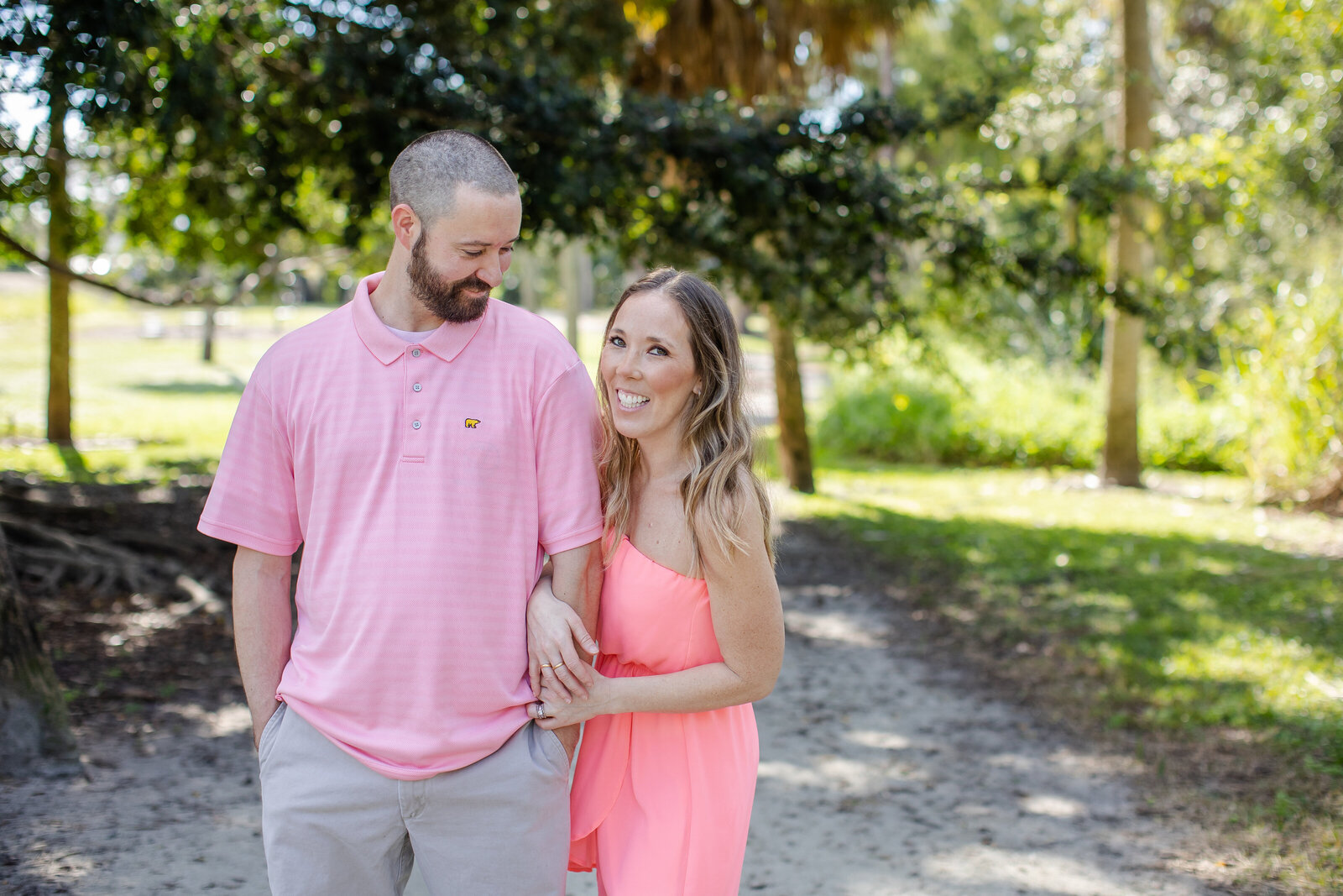 Husband and wife family portrait by Riley James