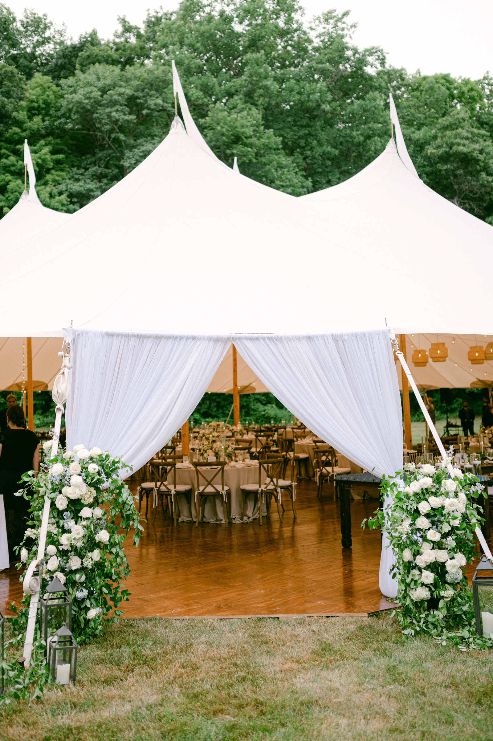 Tented Wedding Draping