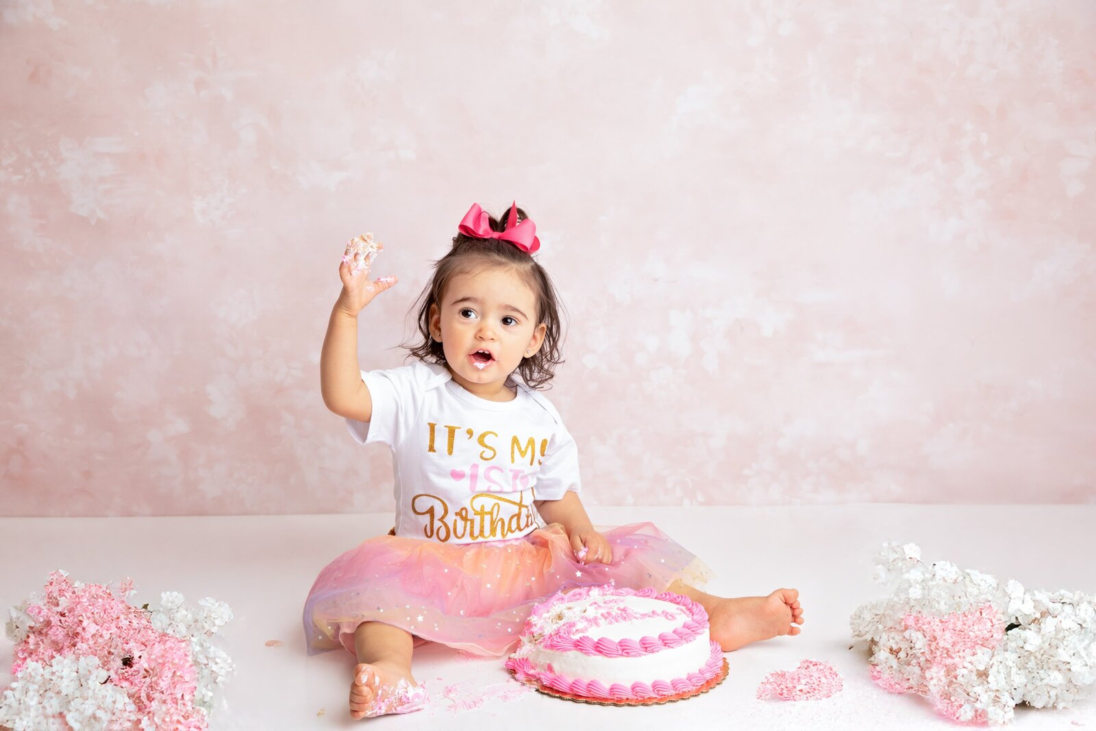 First Birthday Studio Session | Timeless Milestone Portraits