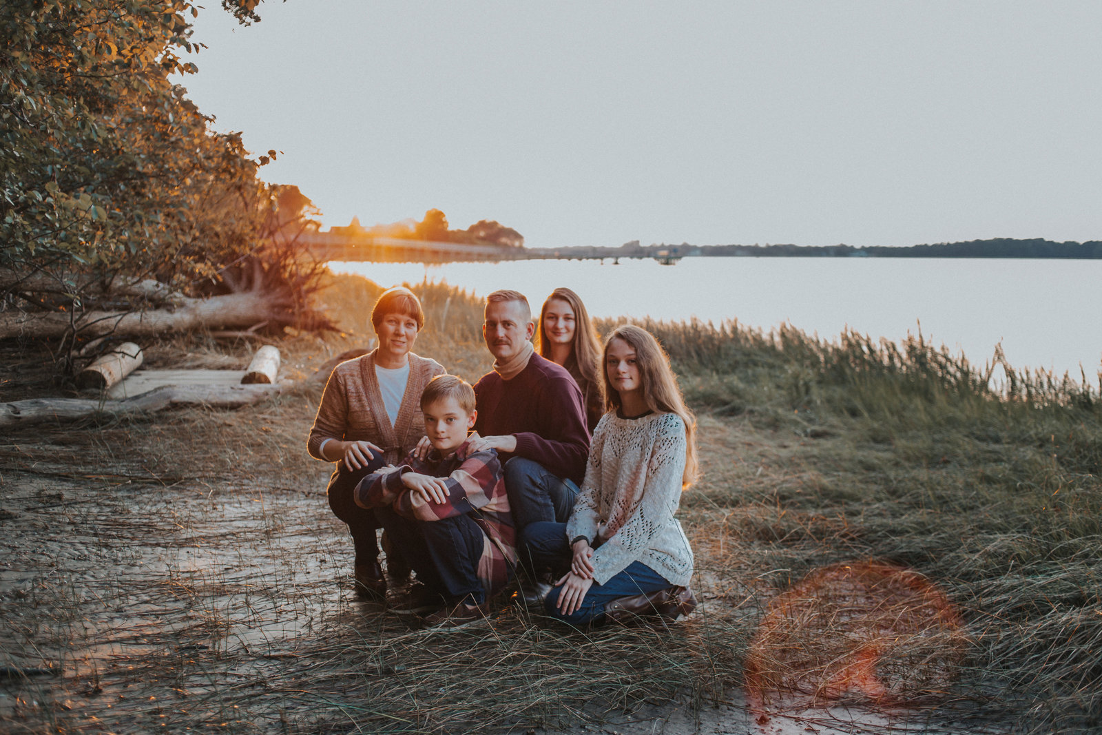 Suffolk VA Family Fall Hidden Beach Portraits