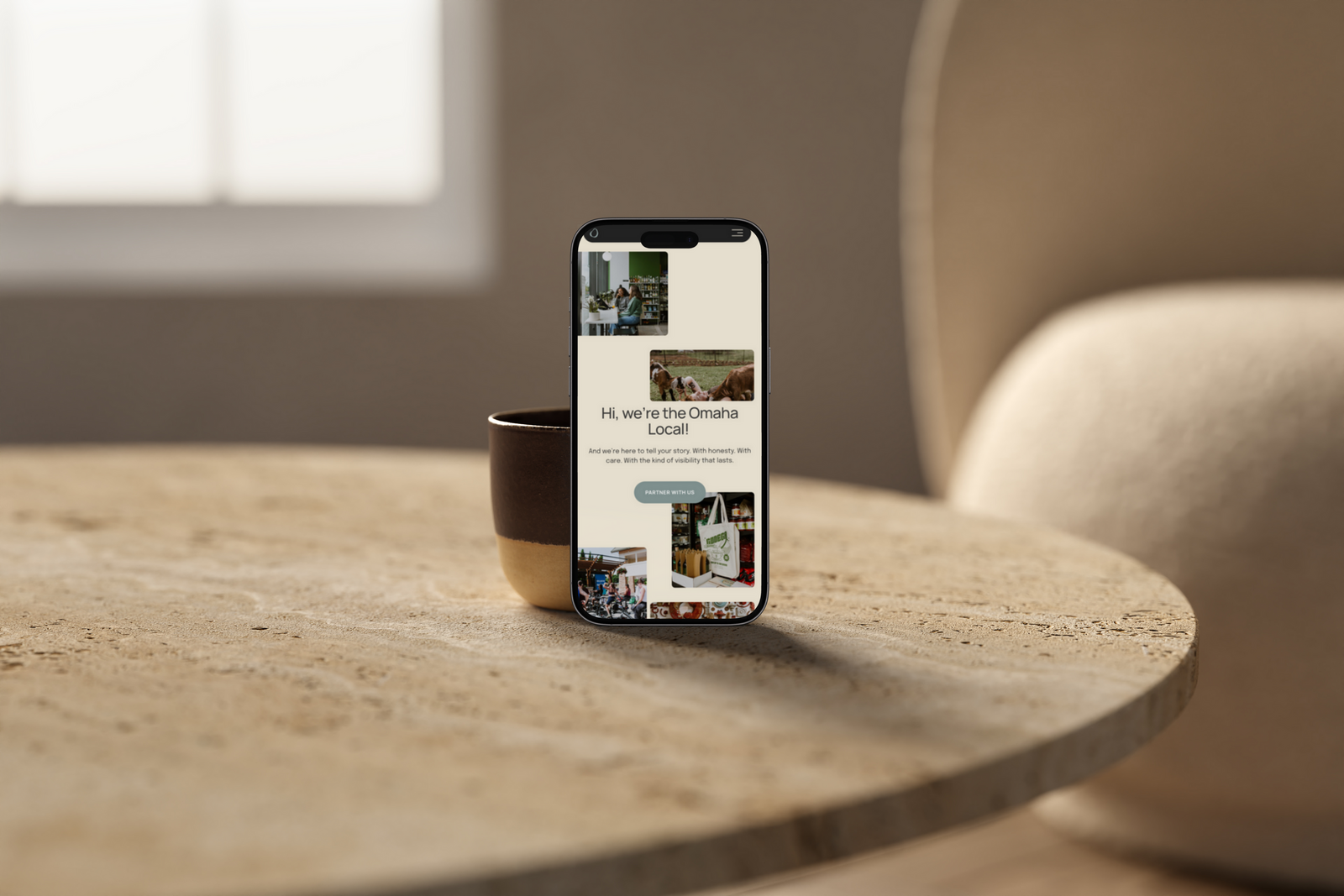 starter landing page for community