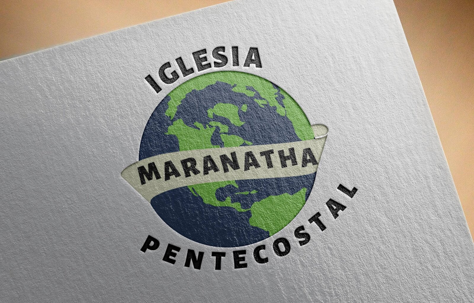 Maranatha Logo Mockup