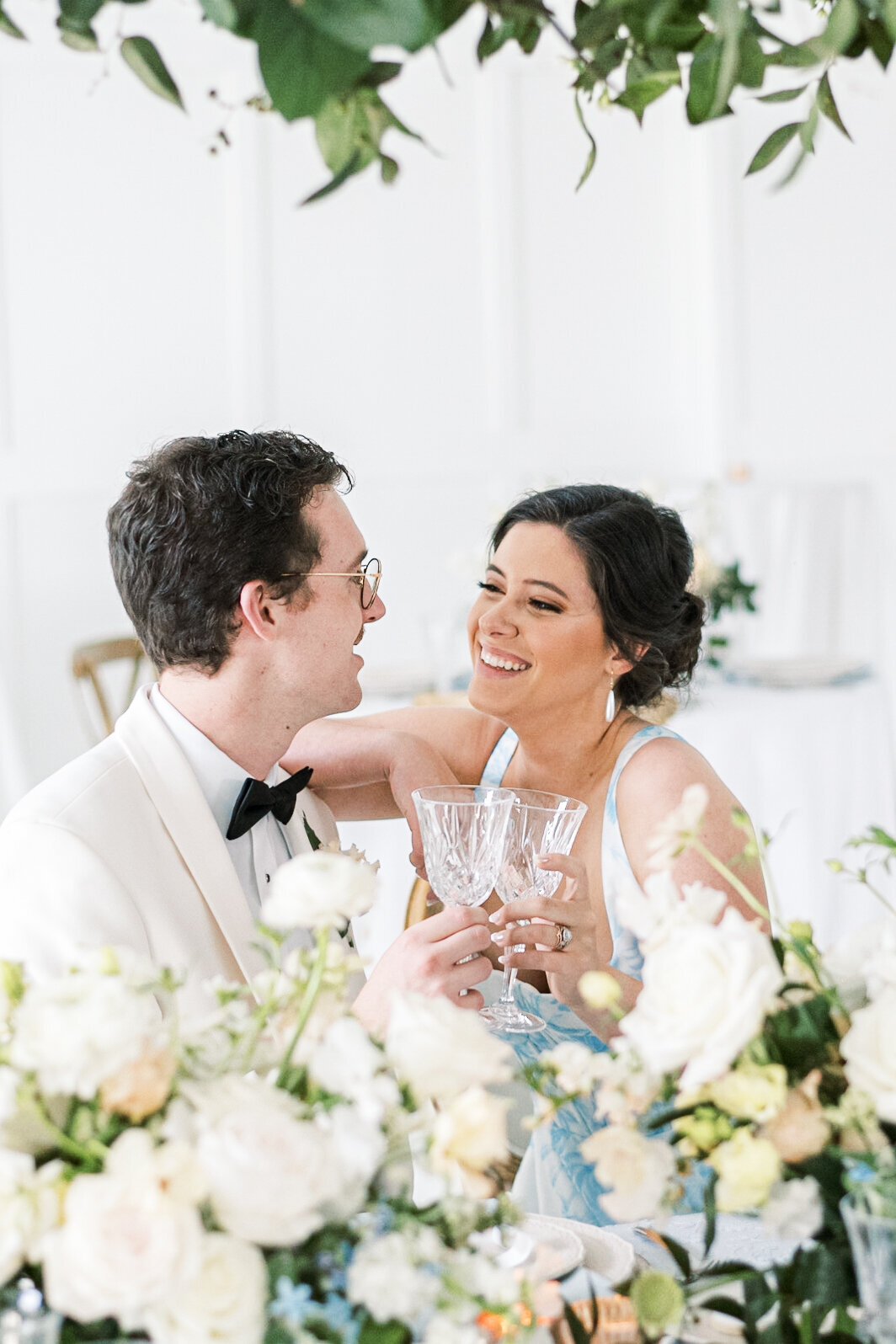 pastel spring wedding reception inspiration Gracewood Manor Augusta, GA
