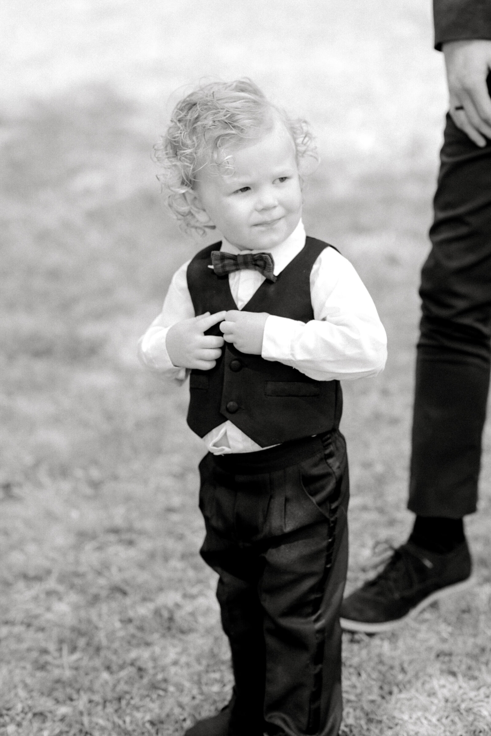 ring bearer outdoors