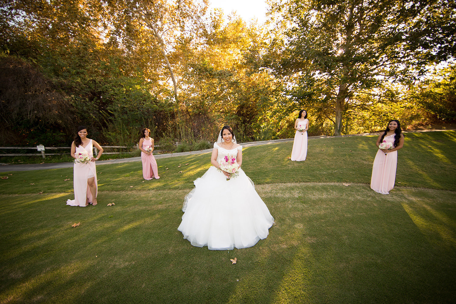 bridal party at wedgewood