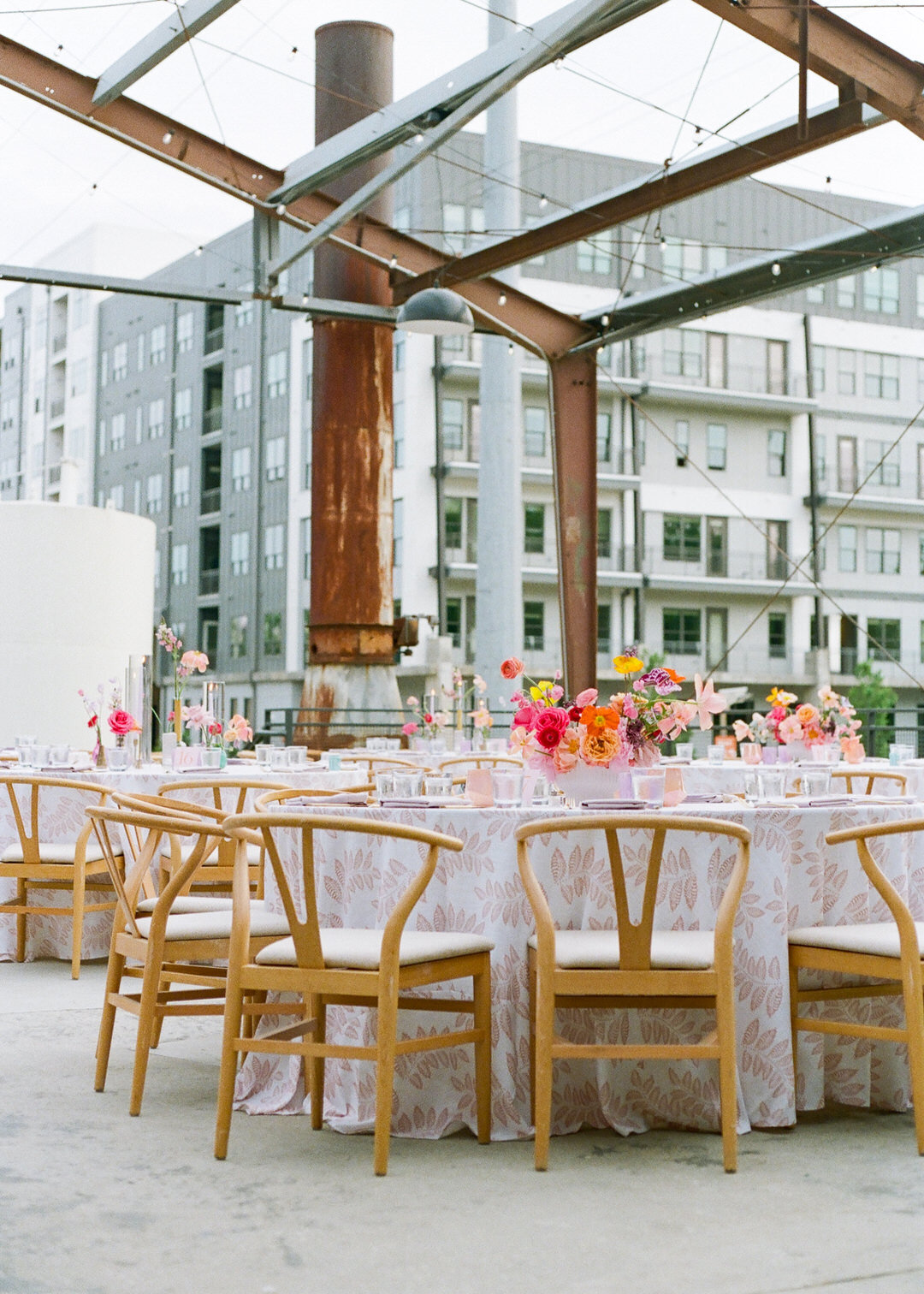 Wedding Reception Table at Guardian Works in Atlanta