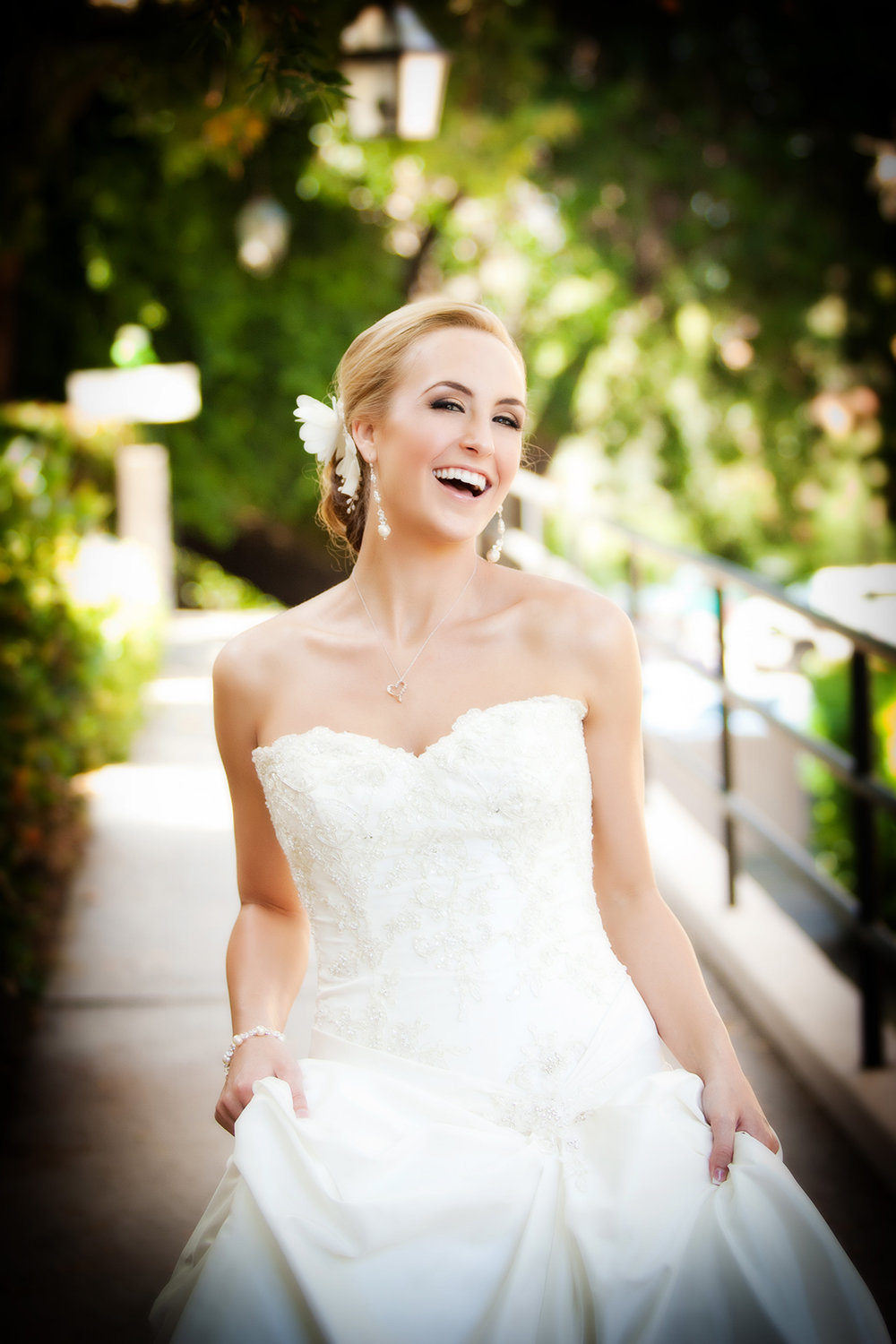 Beautiful bridal portrait at Rancho Bernardo Inn