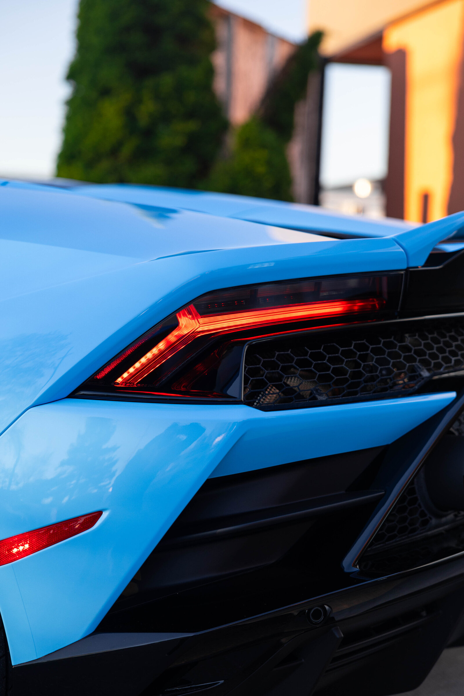 Blue Lamborghini Huracan EVO Spider PPF Ceramic Coating Le Mans Detailing Toronto Markham 13