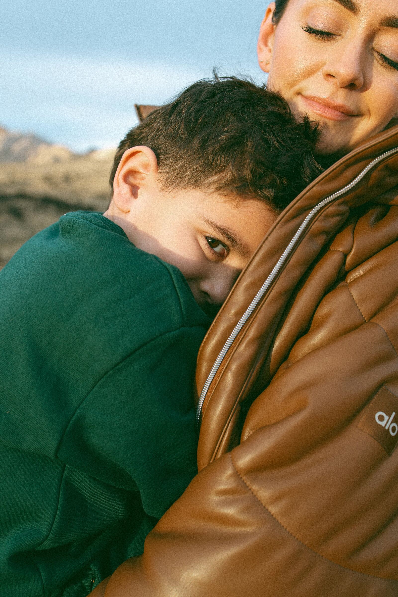 family photos in the winter