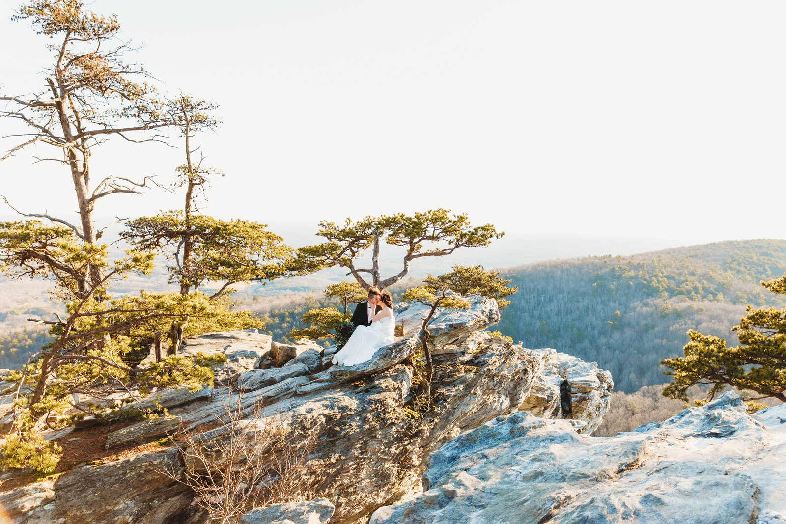 mountain elopement in the middle of the nc mountains