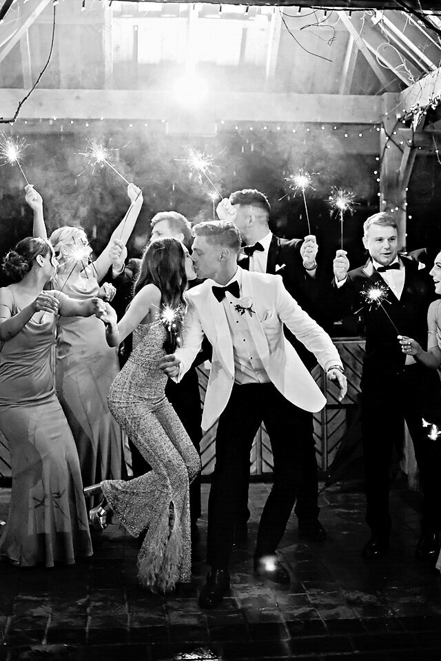 South-Farm-wedding-sparklers