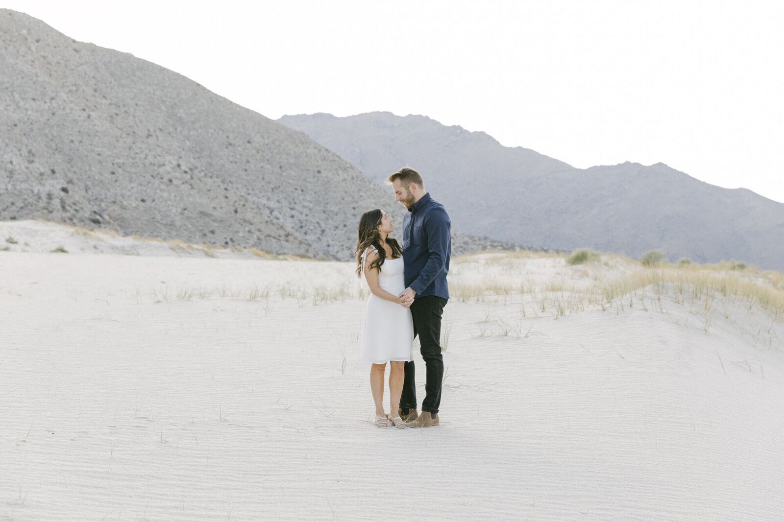 Couple posing for Paulina Perrucci Photography during Engagement session