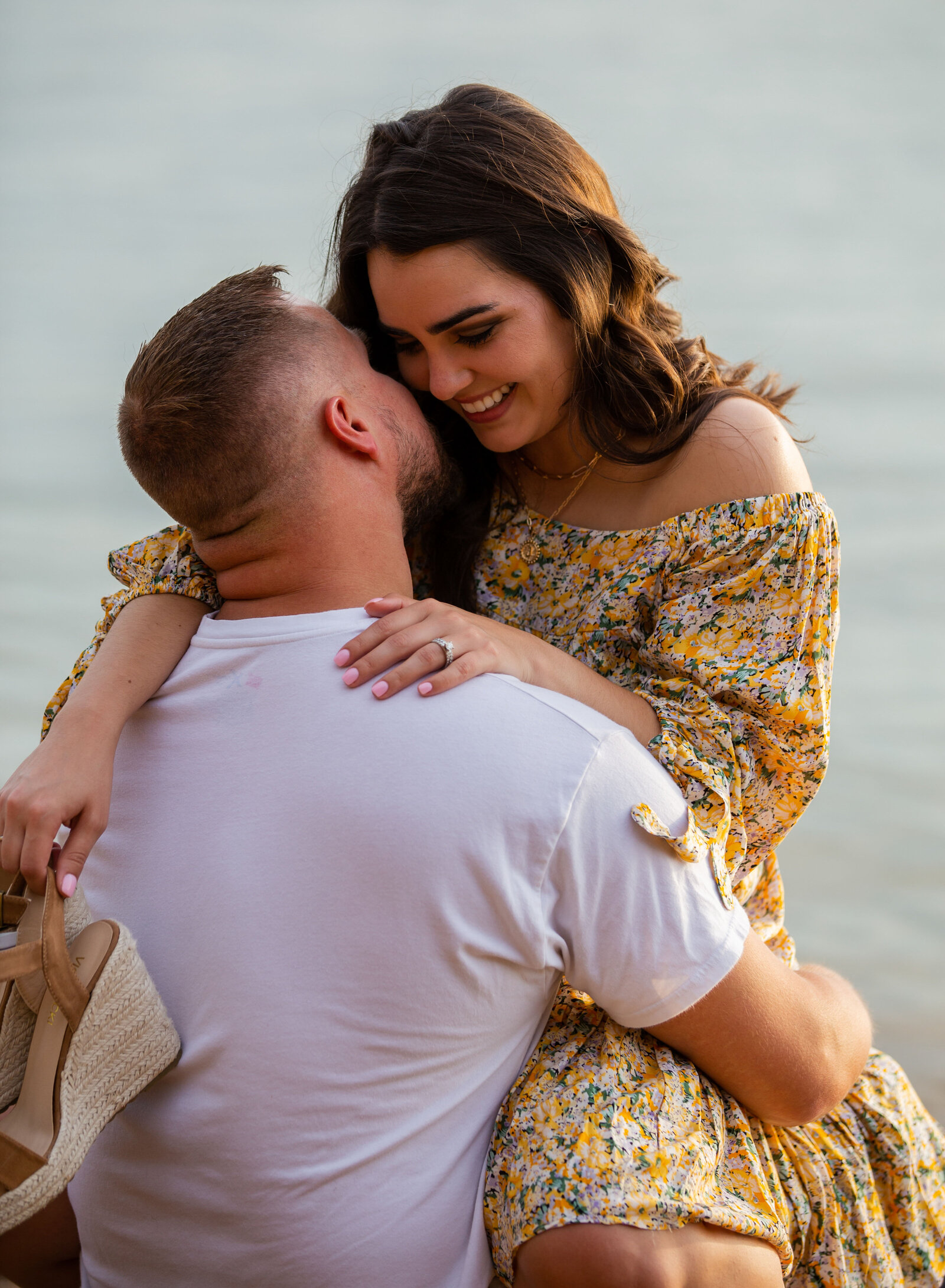 couple at Grapevine lake