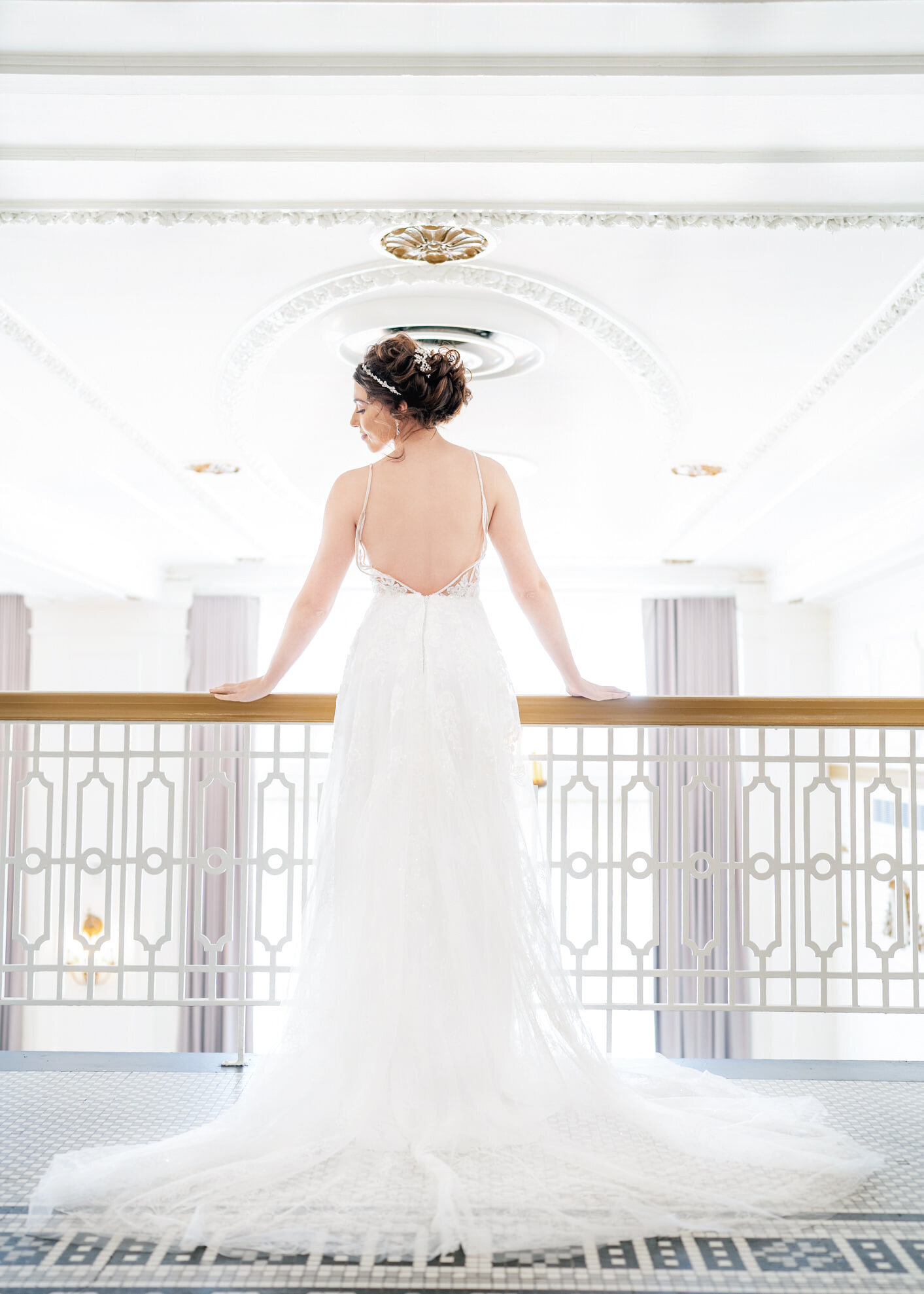bride at hotel northland in green bay wisconsin
