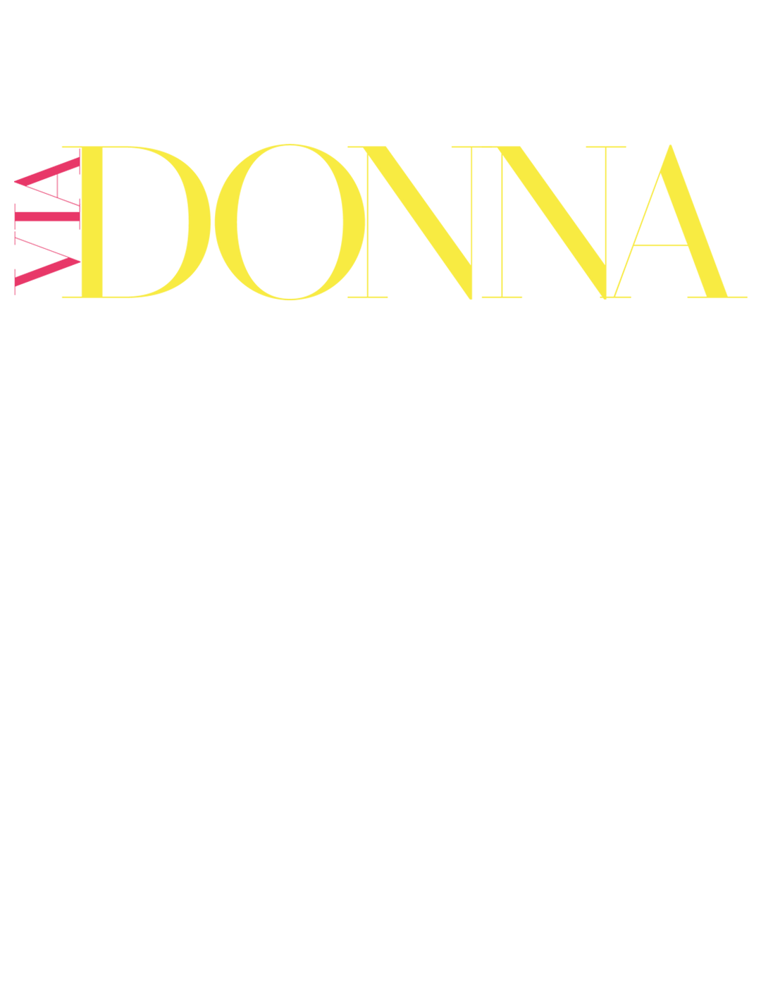 ViaDonna logo feature Dena Meeder photographer