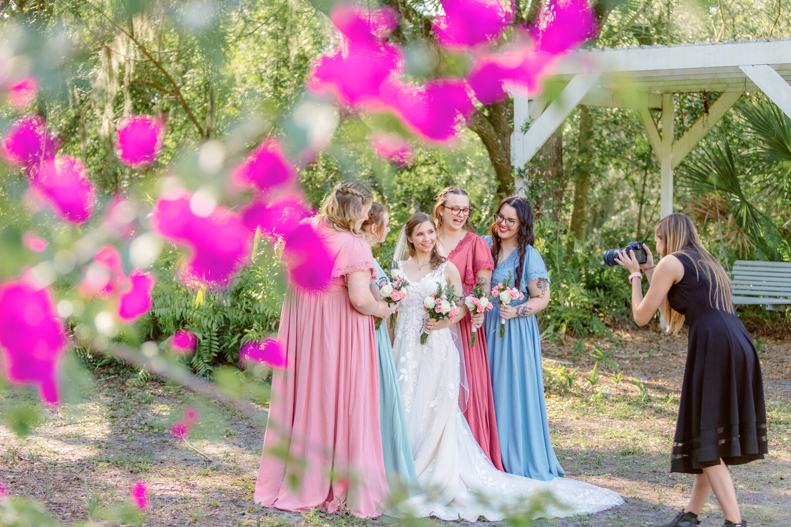 Tampa wedding photographer, sharon capps captures the bridesmaids