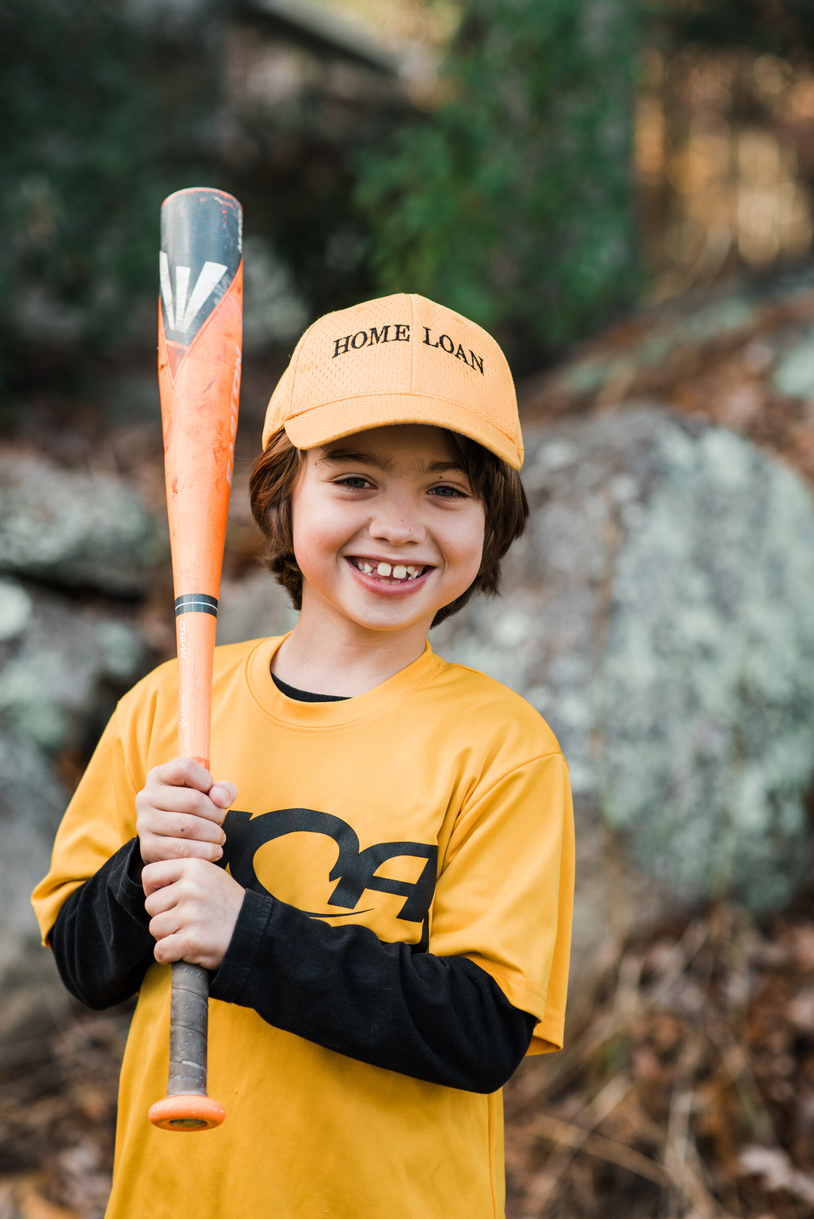 boy with baseball bat