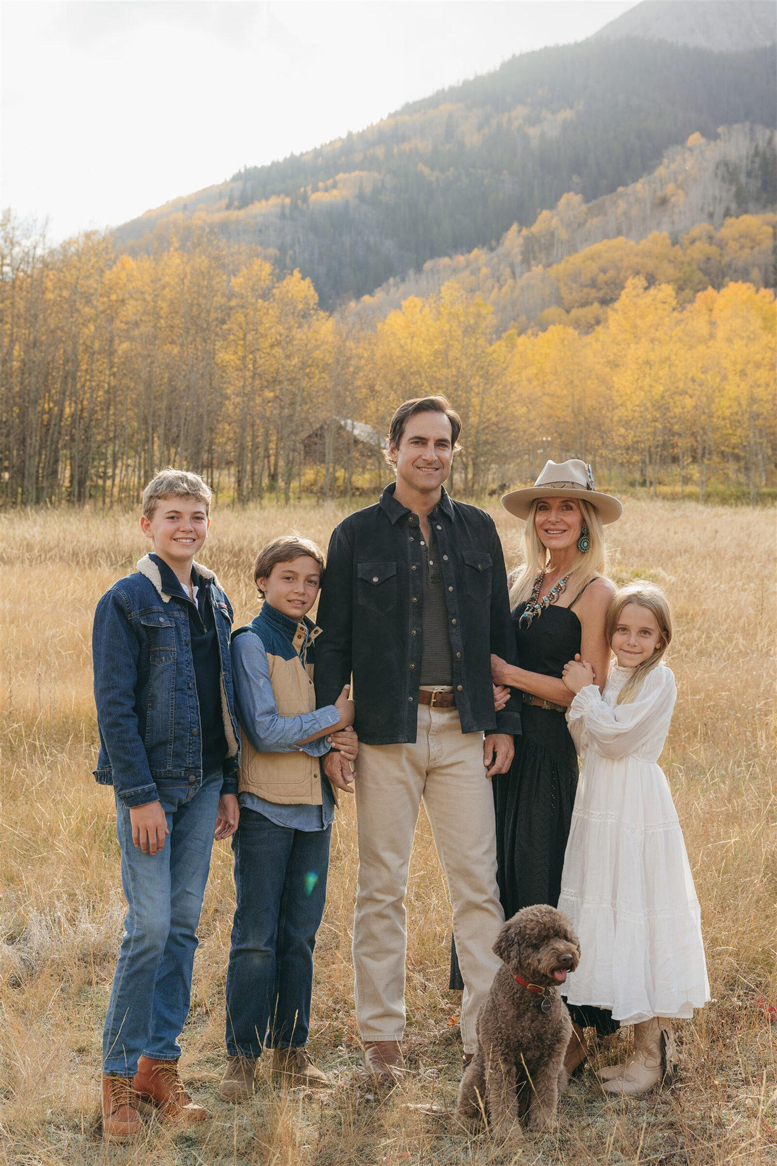 Authentic candid family photography in Aspen — child’s playful moment styled in elevated mountain fashion.