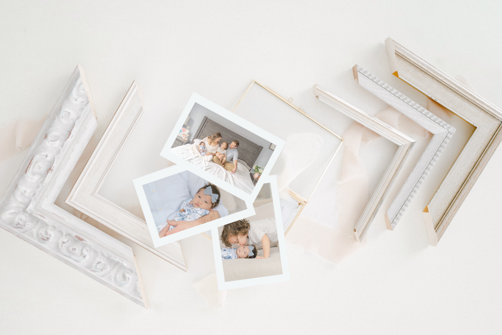 prints of photo taken during Northern VA newborn photography