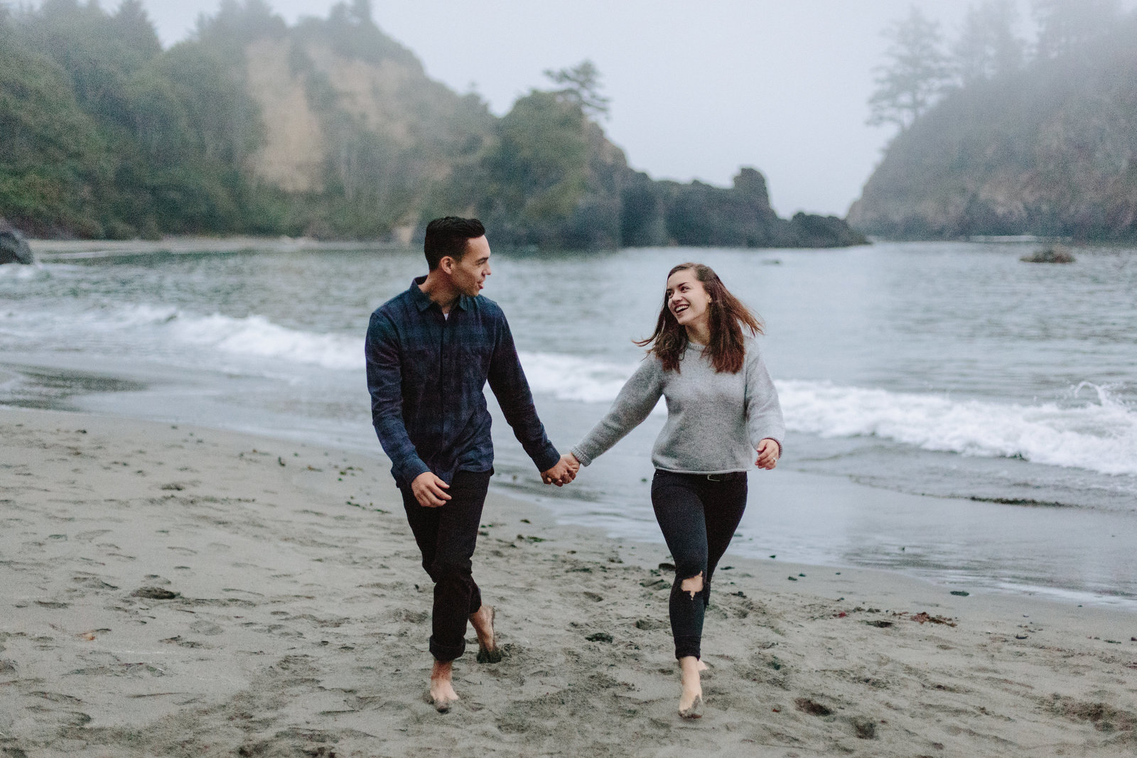 Redwood National Park Avenue of the Giants Engagement Session -7881