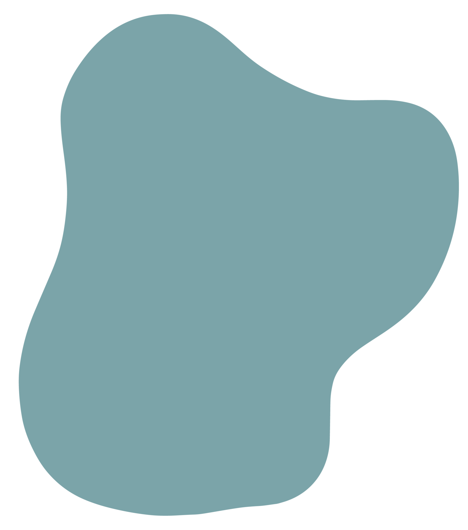 Blue modern shape graphic
