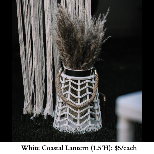White Coastal Lantern-784