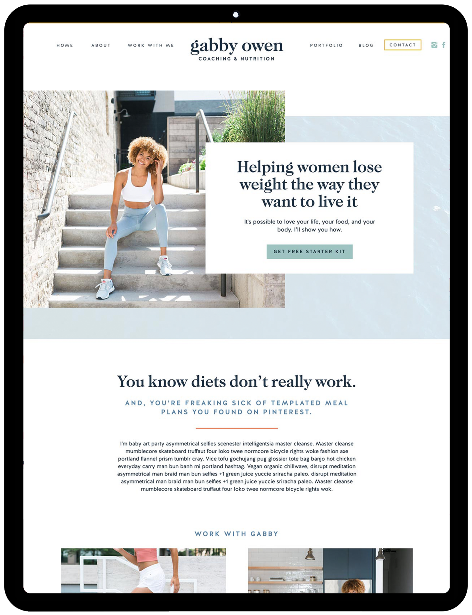 Gabby-iPad-Template-Showit