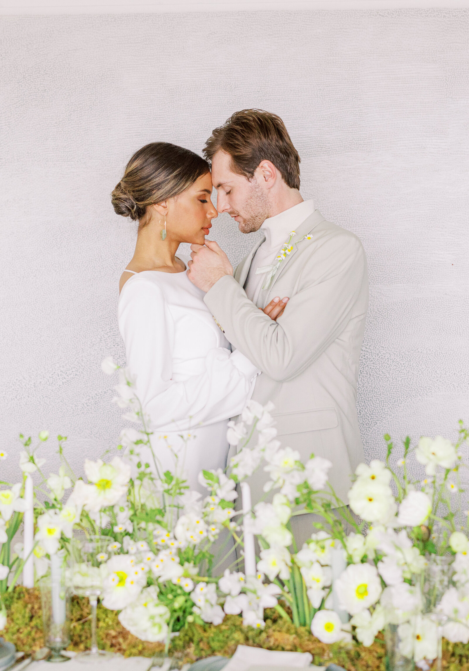 Bride and groom at Caldera House in Jackson Hole Wyoming