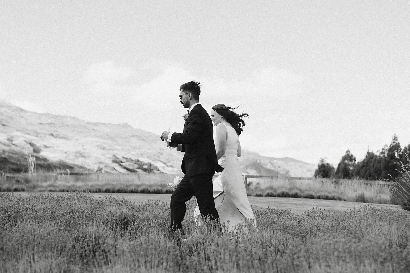 Wedding at Ben Lomond Lavender Farm