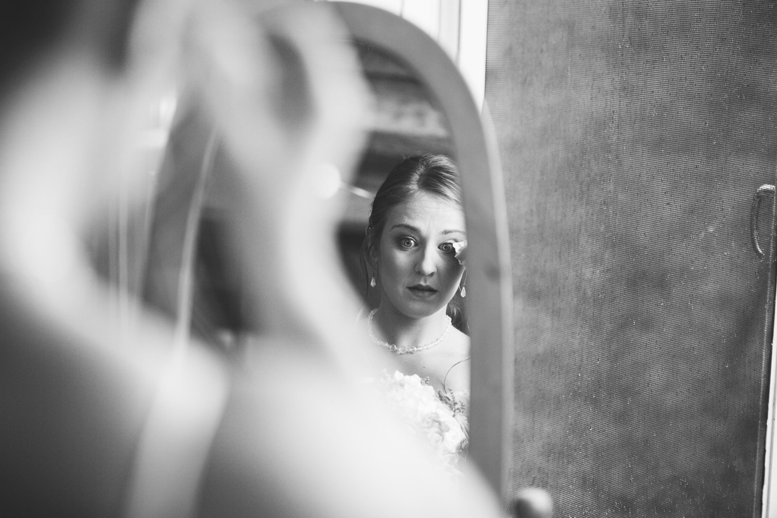 getting ready with the bride