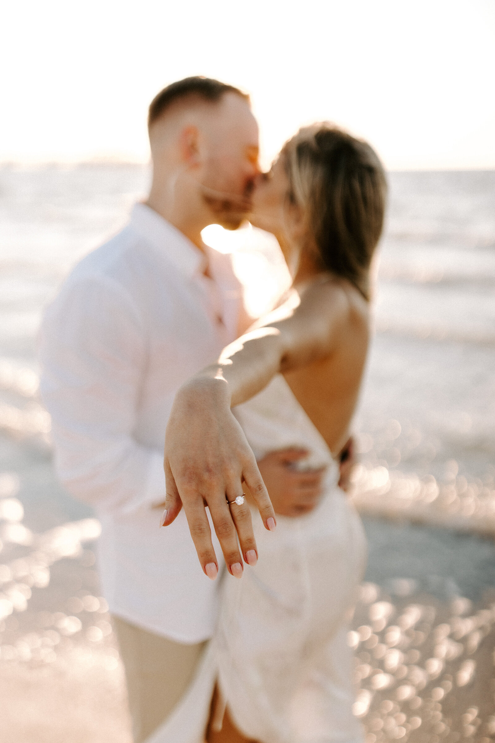 Woman with Engagement Ring