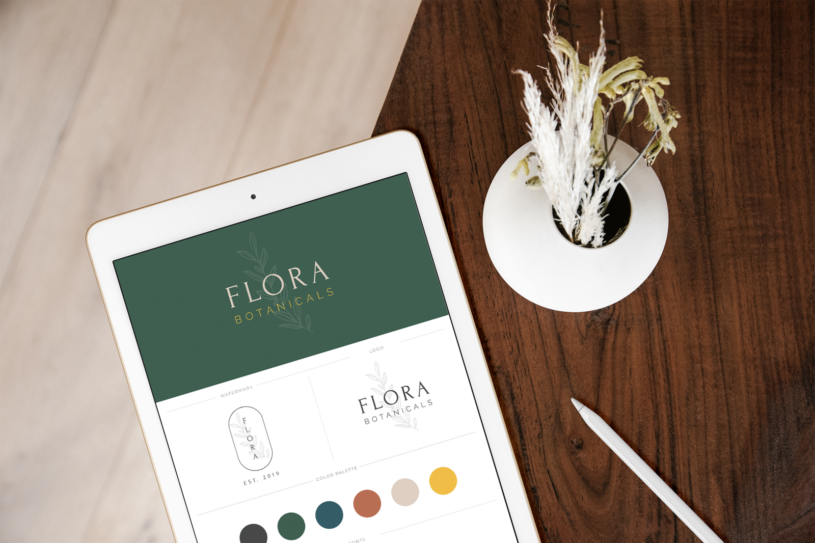 Flora Brand Board Ipad