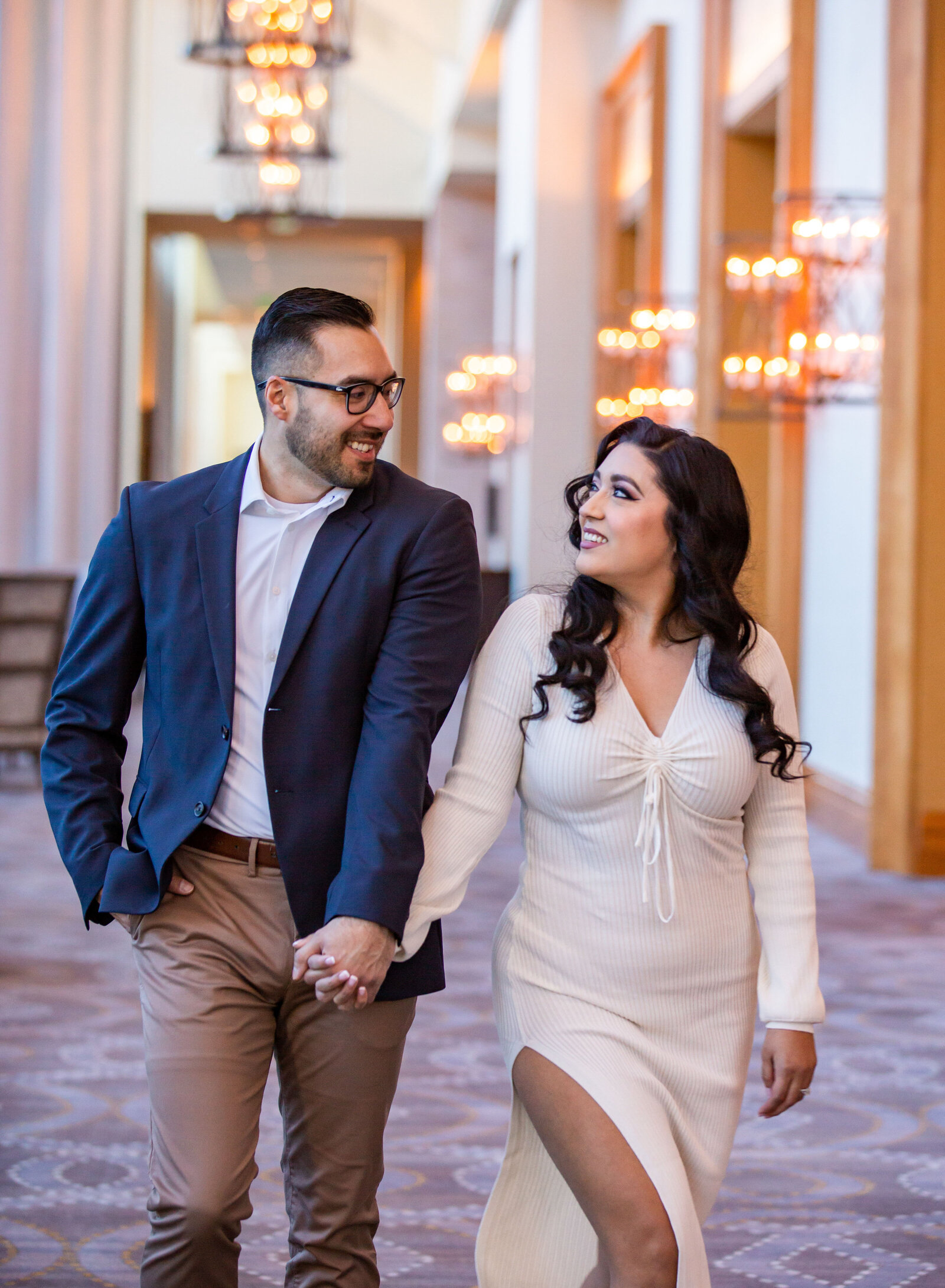 couple walking hand in hand