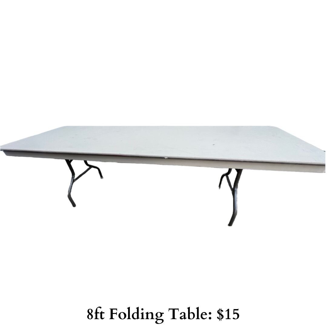 8ft Folding Table-871