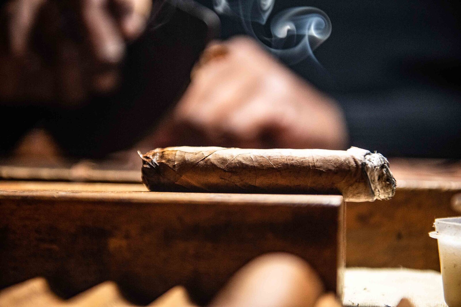 Holiday party smoking cigar detail-2018