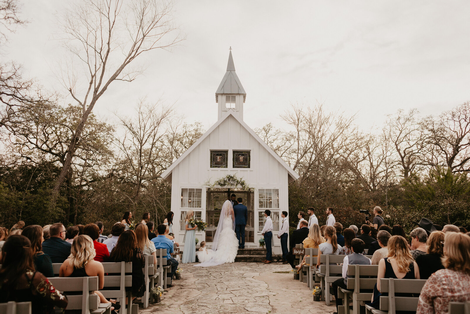 White Chapel Wedding in College Station, Texas