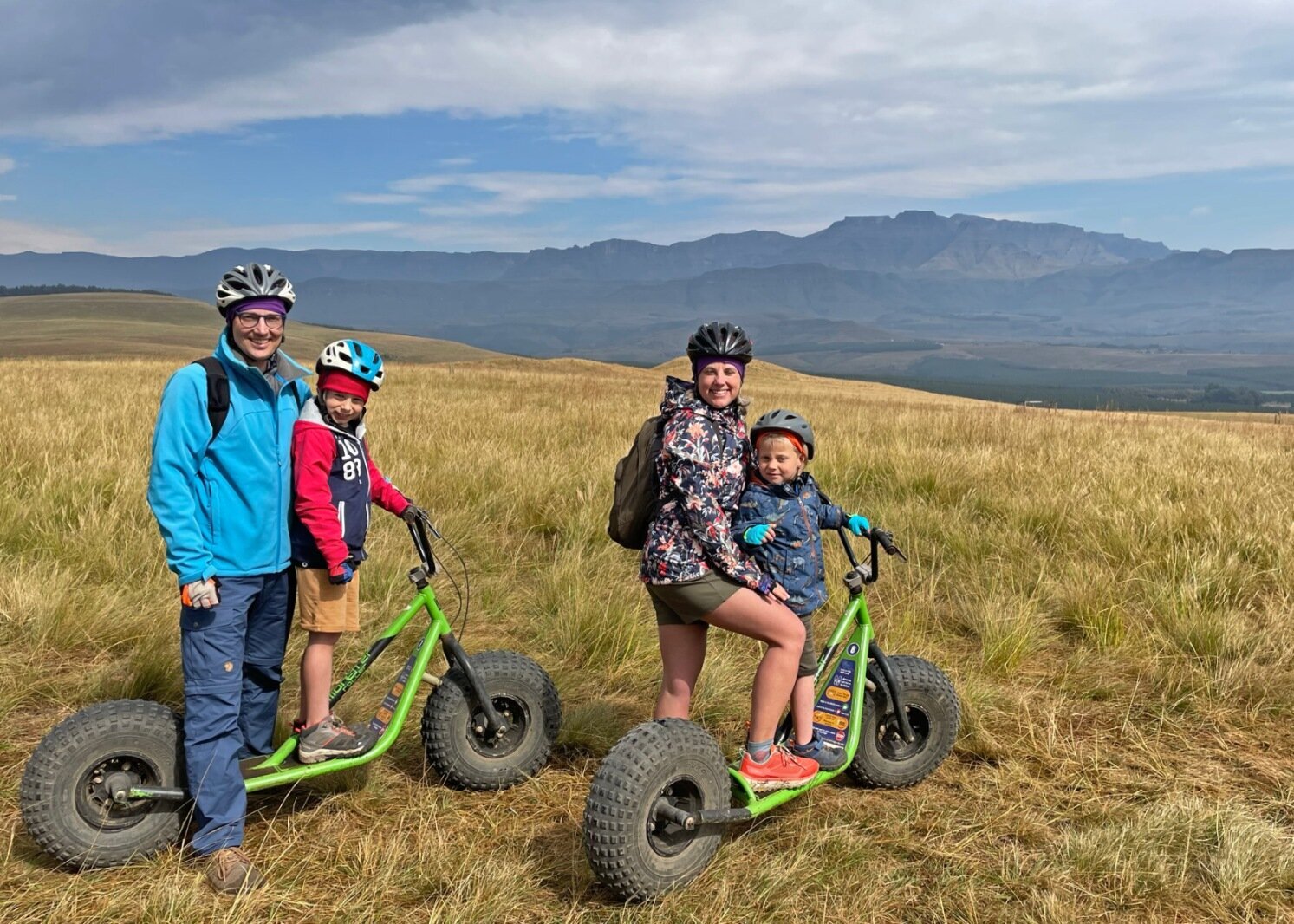 Reis met Kinderen Zuid-Afrika steppen Drakensberg