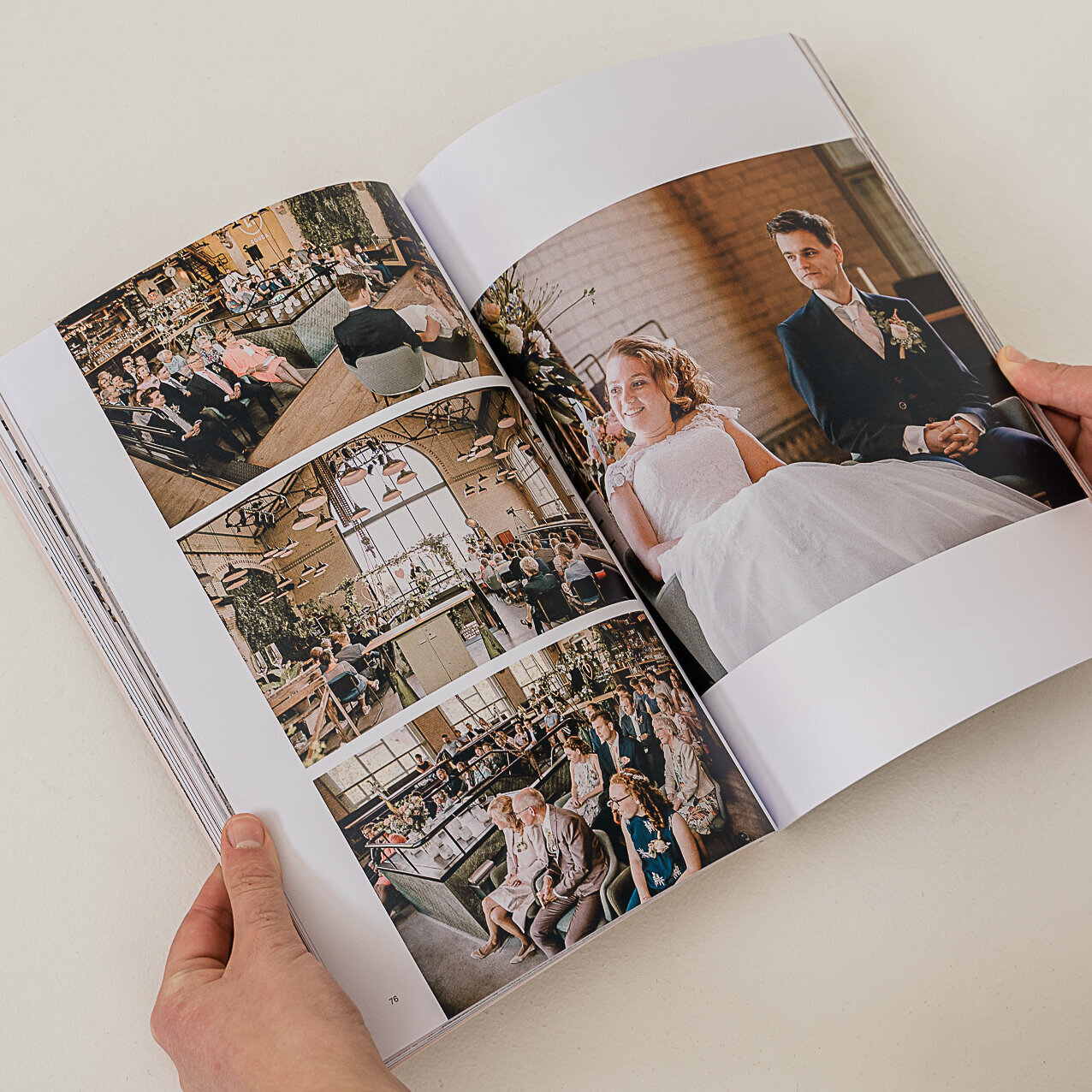 Huwelijksceremonie Lichtfabriek Gouda in romantic magazine