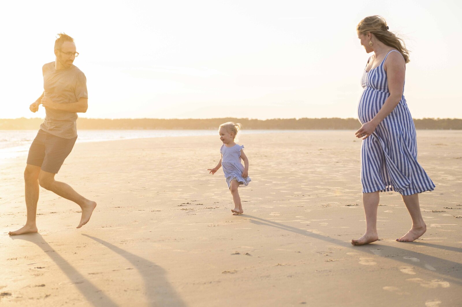 family on hilton head island beach