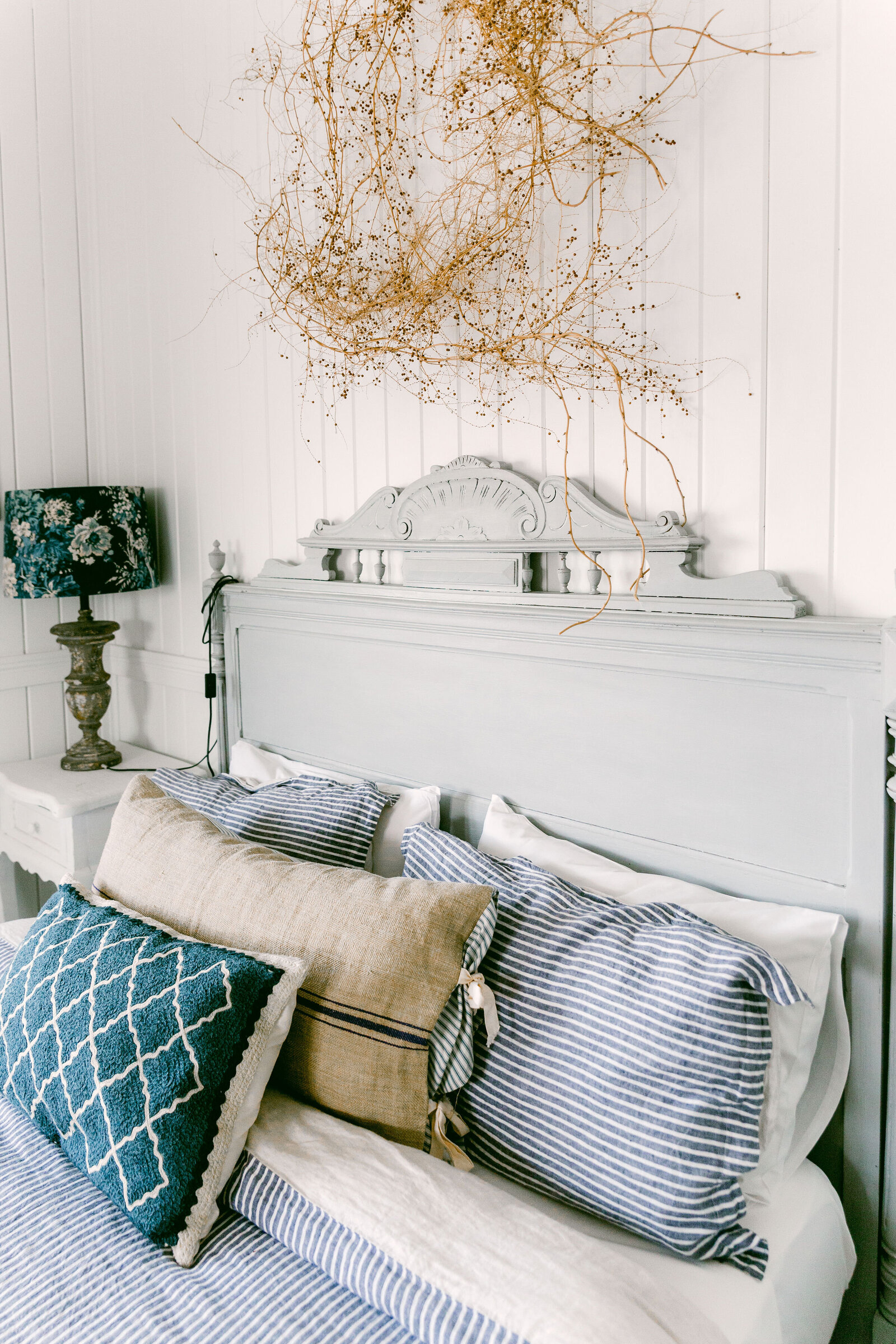 Vintage rustic interior design airbnb bed and breakfast photographer Chelsea Loren in San Diego