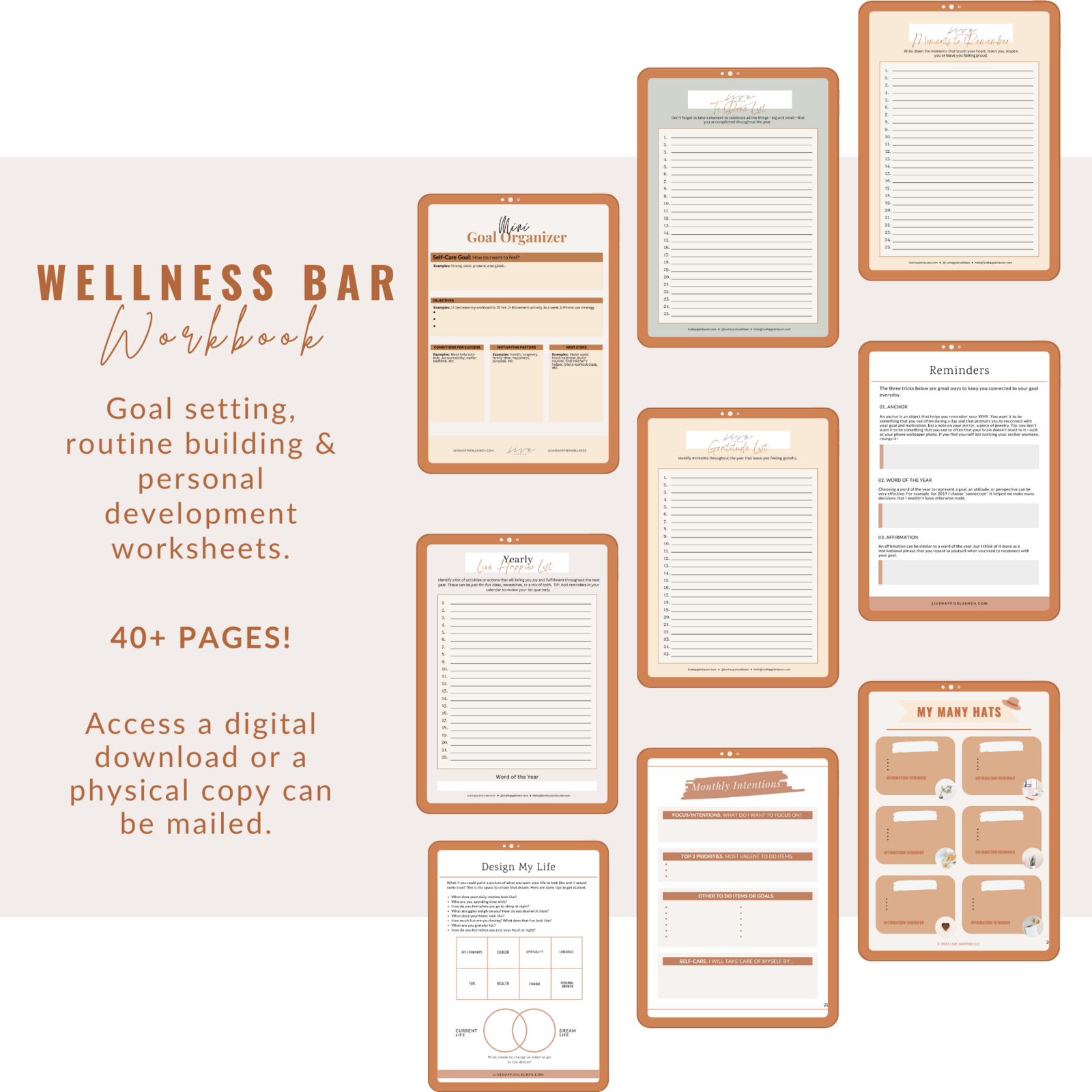 goal setting templates
