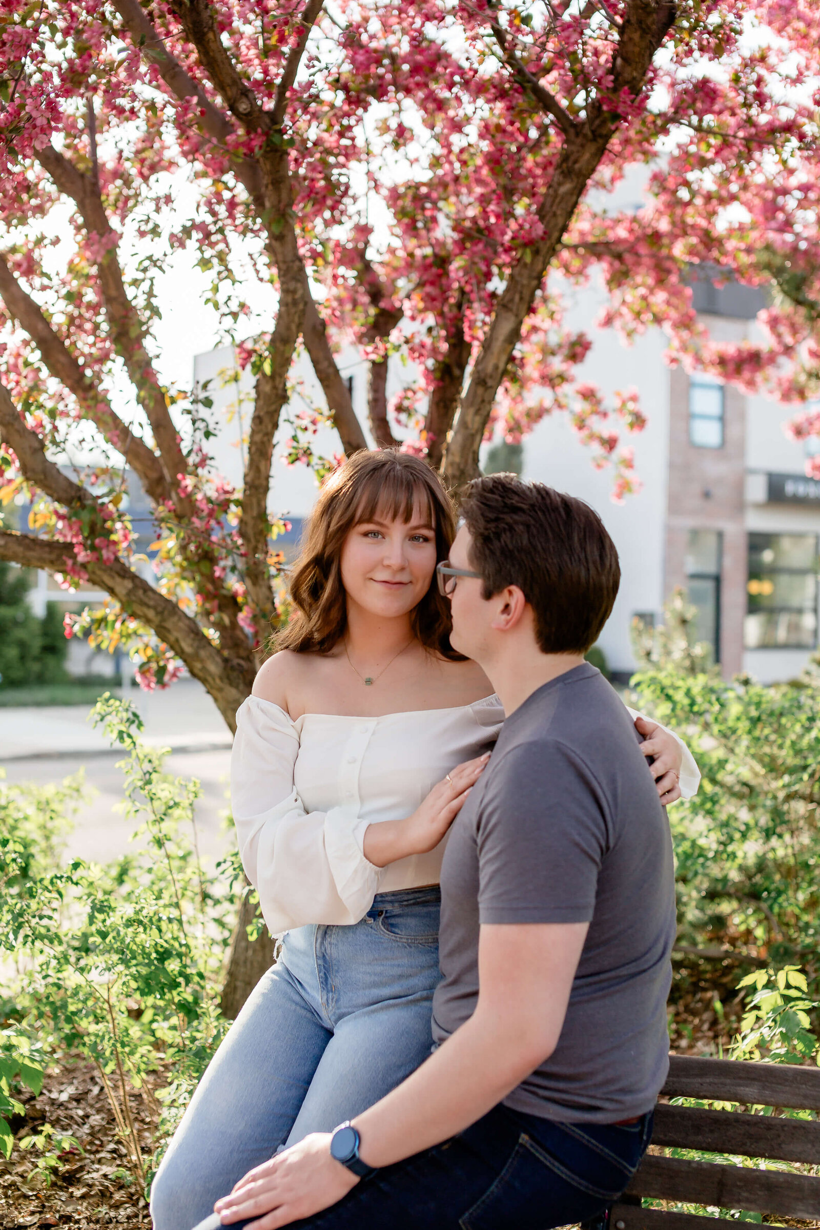 Edmonton couples engagement photographer dani alyssa cherry blossom (3)