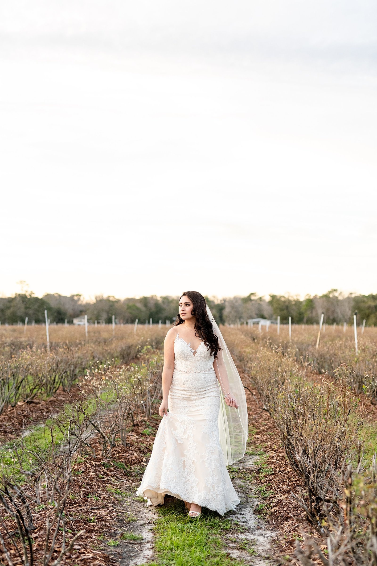 Bride at Ever After Farms Wedding Venue | Orlando Wedding photographer