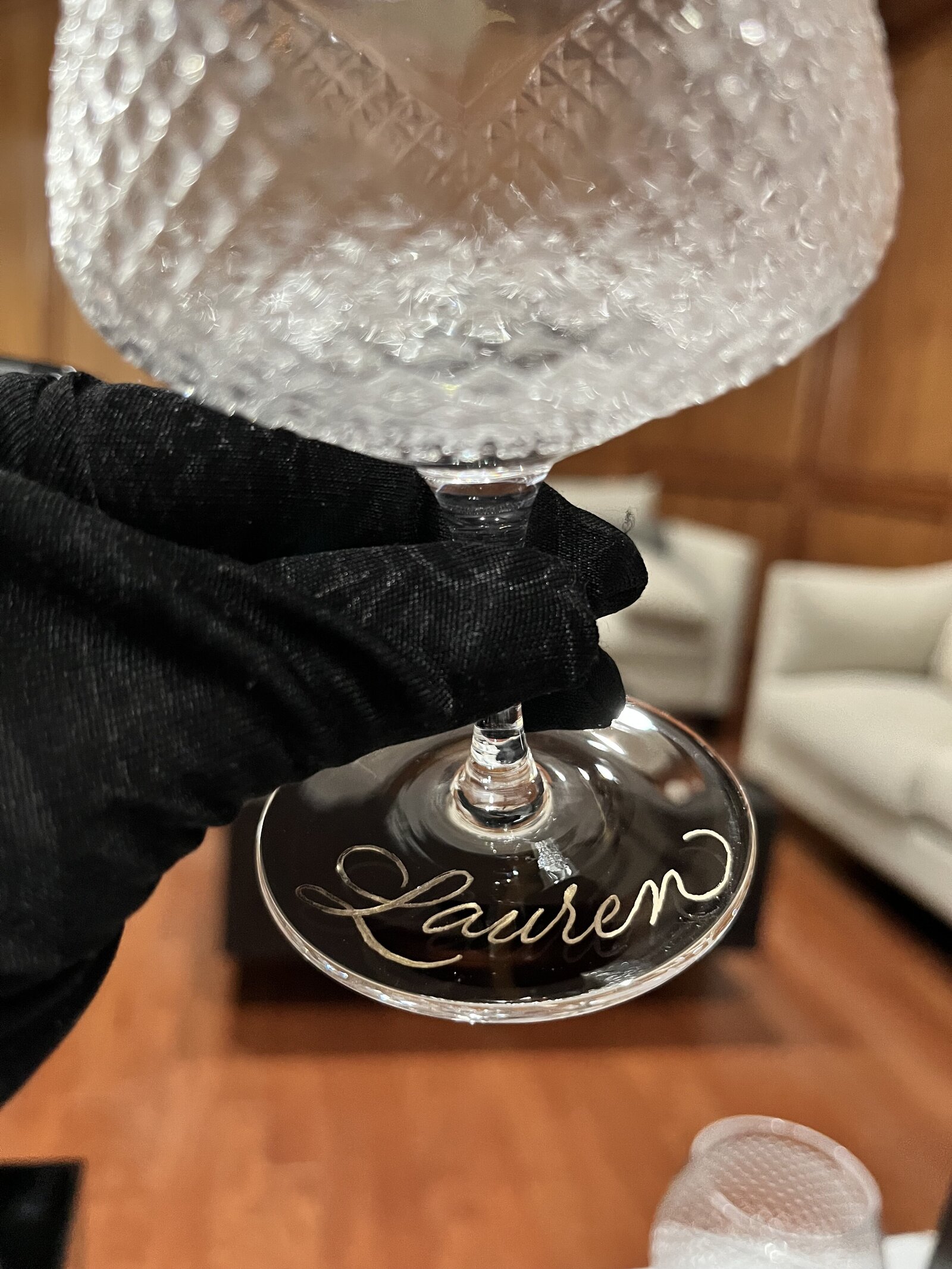 Engraved Whiskey Glass