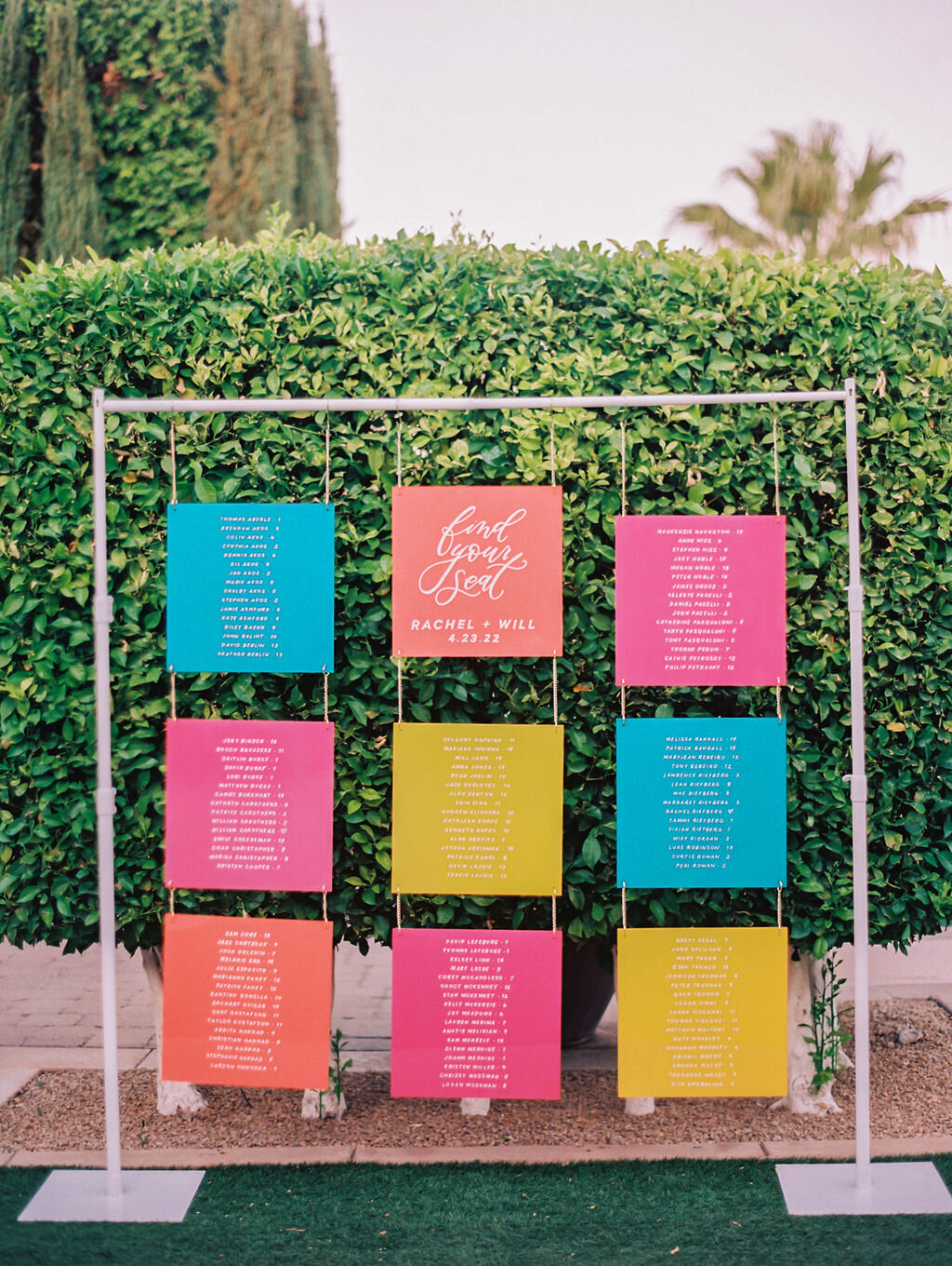 colorful-escort-sign-flowers-scottsdale-az