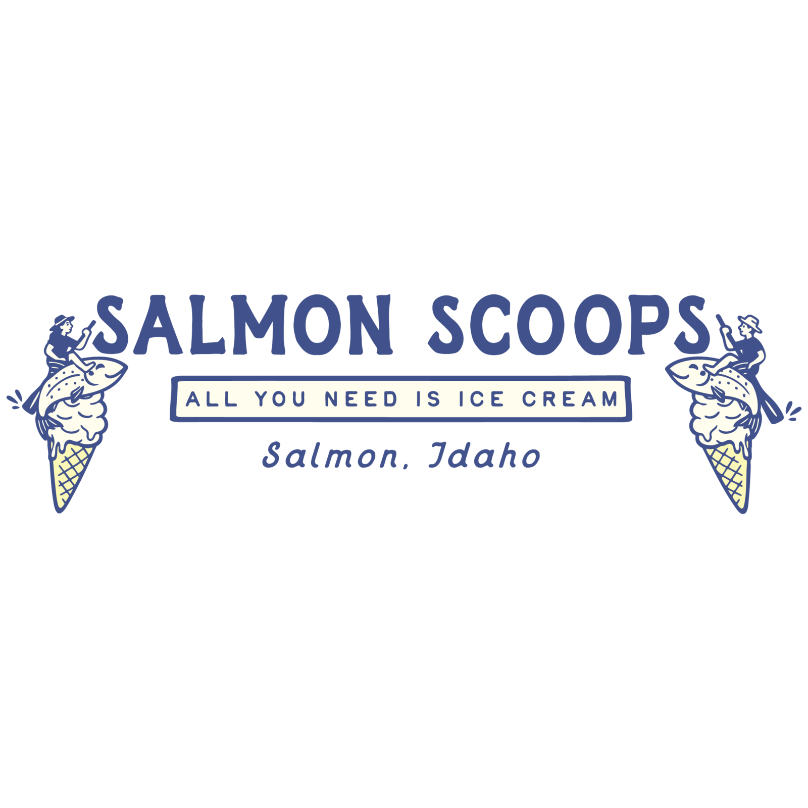 Main Logo One - Location Tagline Navy 3 Colors