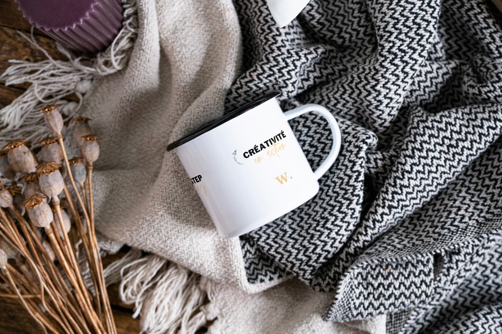 Visuel d'un mug ou d'une tasse de café, aux couleurs de Wicommup.